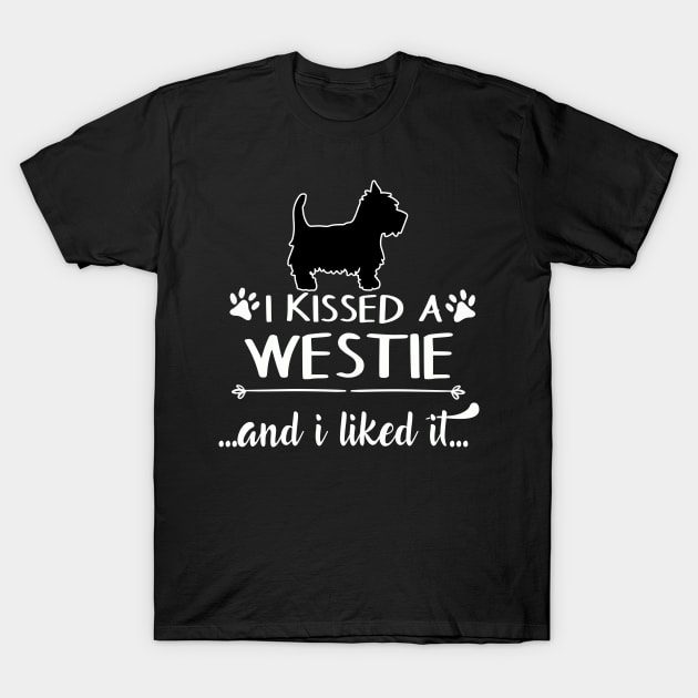 I Kissed A Westie T-Shirt by LiFilimon